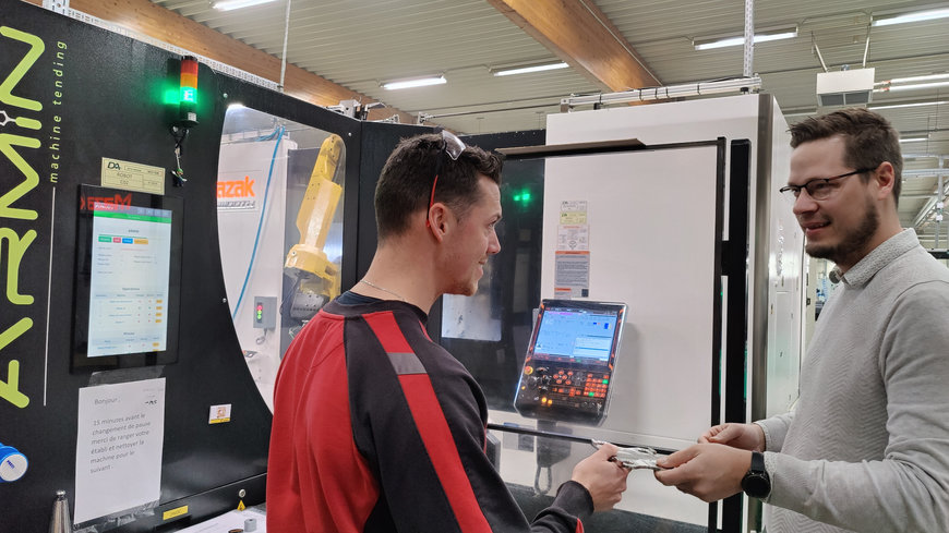 DUMOULIN AERO poursuit l’automatisation de son atelier d’usinage avec Armin Robotics